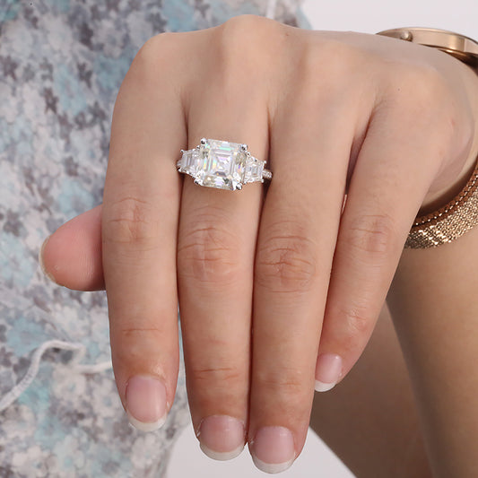 Unveiling the Timeless Beauty: Asscher Cut Diamond Rings