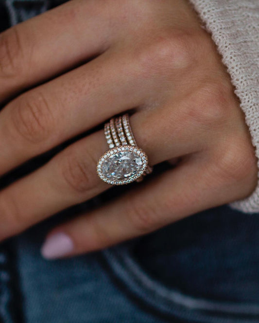 The Brilliance of Pave Band Rings from Boujee Ice