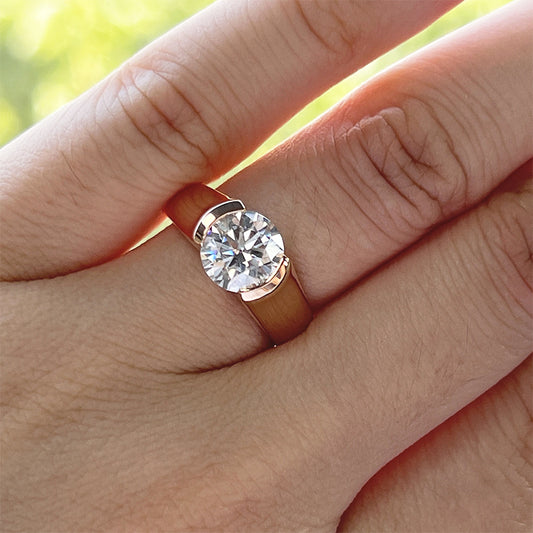 Embrace Understated Elegance with Low Set Profile Rings by Boujee Ice