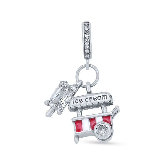 Ice-Cream Cart Charm