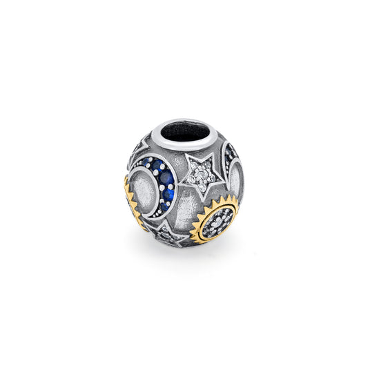 Sterling Silver Celestial Charm for Charm Bracelets at Boujee Ice