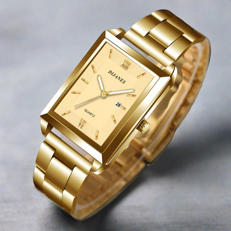 Rectangle Stylewatch Stylish Rectangle Quartz Wristwatch – Boujee Ice